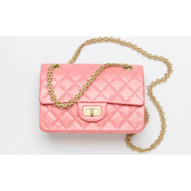 Borsa Chanel mini 2.55 rosa collezione primavera estate 2022 Borsa Chanel mini 2.55 rosa collezione primavera estate 2022