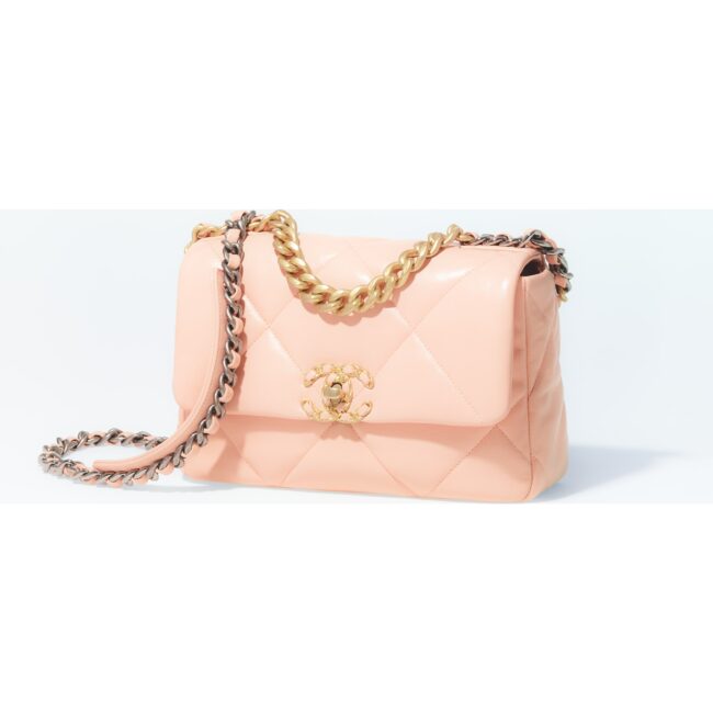 Nuova Chanel 19 primavera estate 2022 arancione chiaro Nuova Chanel 19 primavera estate 2022 arancione chiaro