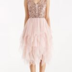Abito con gonna in tulle Rinascimento collezione primavera estate 2022