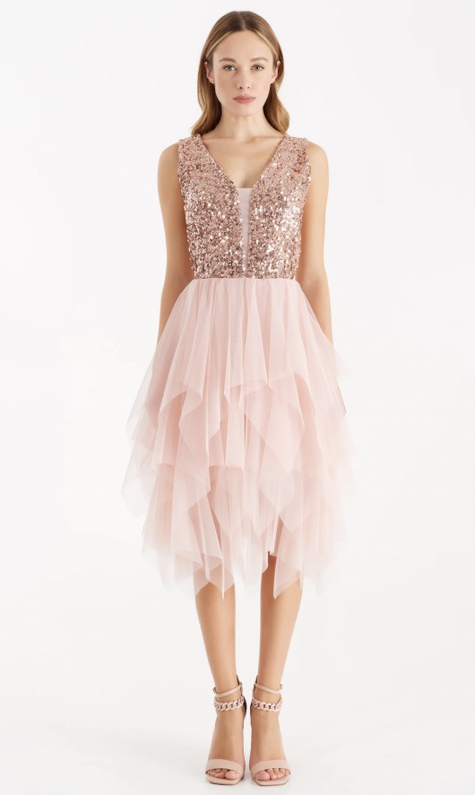 Abito con gonna in tulle Rinascimento collezione primavera estate 2022