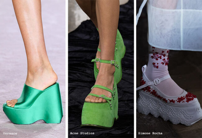 Tendenze Moda Sandali con suola platform e tacchi alti Tendenze Moda Sandali con suola platform e tacchi alti