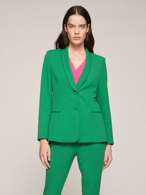 Blazer con collo a scialle Blazer con collo a scialle