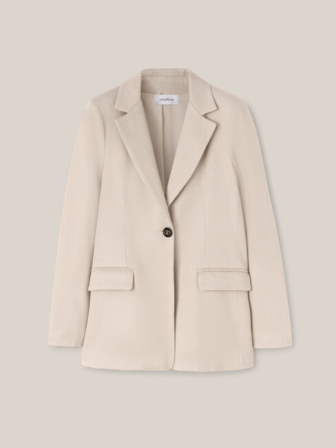 Blazer monopetto beige Motivi Blazer monopetto beige Motivi