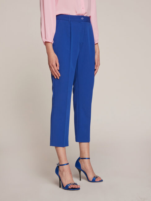 Pantaloni blu tailleur Motivi Pantaloni blu tailleur Motivi