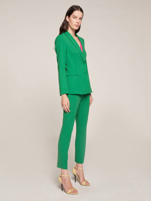 Tailleur verde Motivi Spring Summer 2022 Tailleur verde Motivi Spring Summer 2022