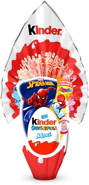 Uovo di Pasqua KInder Maxi Spiderman 2022 Uovo di Pasqua KInder Maxi Spiderman 2022