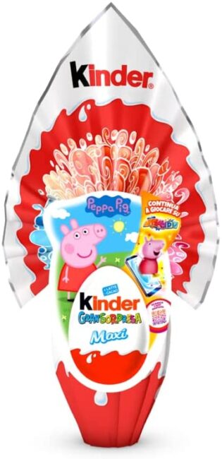 Uovo di Pasqua Kinder Maxi GranSorpresa 2022 Peppa Pig Uovo di Pasqua Kinder Maxi GranSorpresa 2022 Peppa Pig