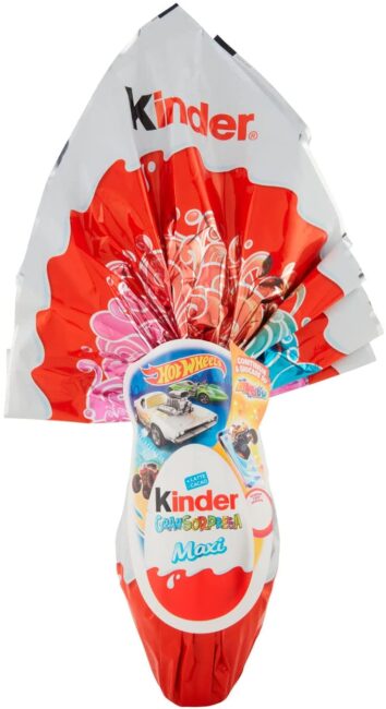 Uovo di Pasqua Kinder Maxi Hot Wheels Uovo di Pasqua Kinder Maxi Hot Wheels