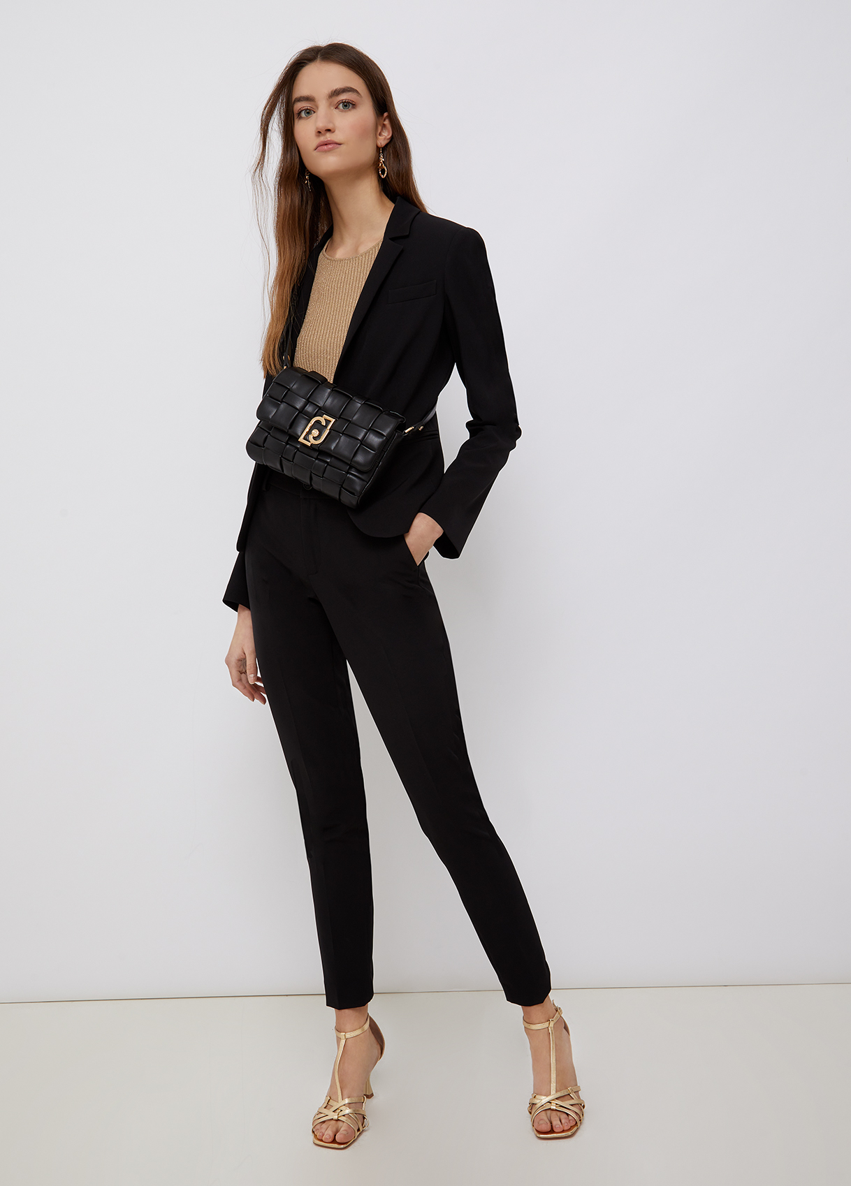 Completo nero giacca pantaloni Liu Jo