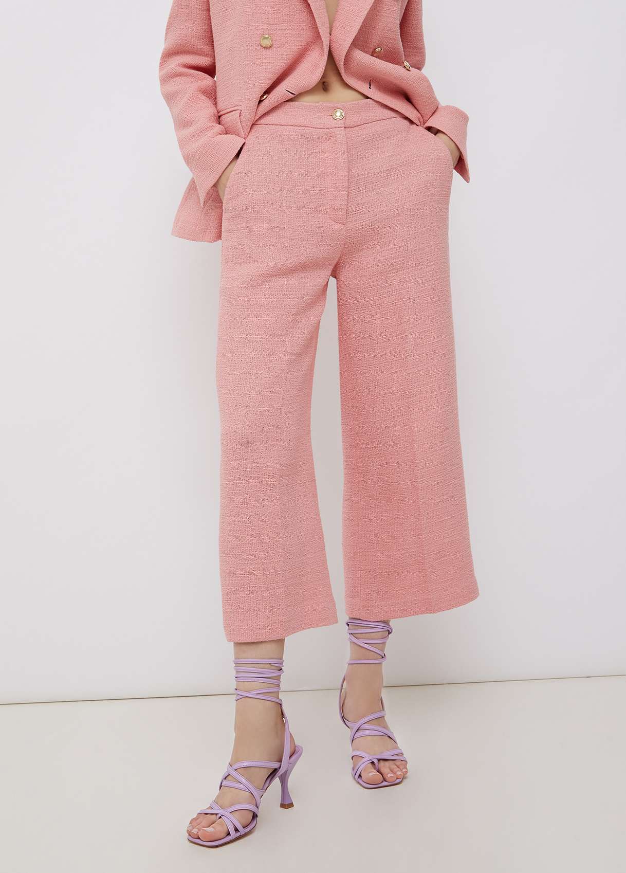Pantaloni palazzo cropped Liu Jo