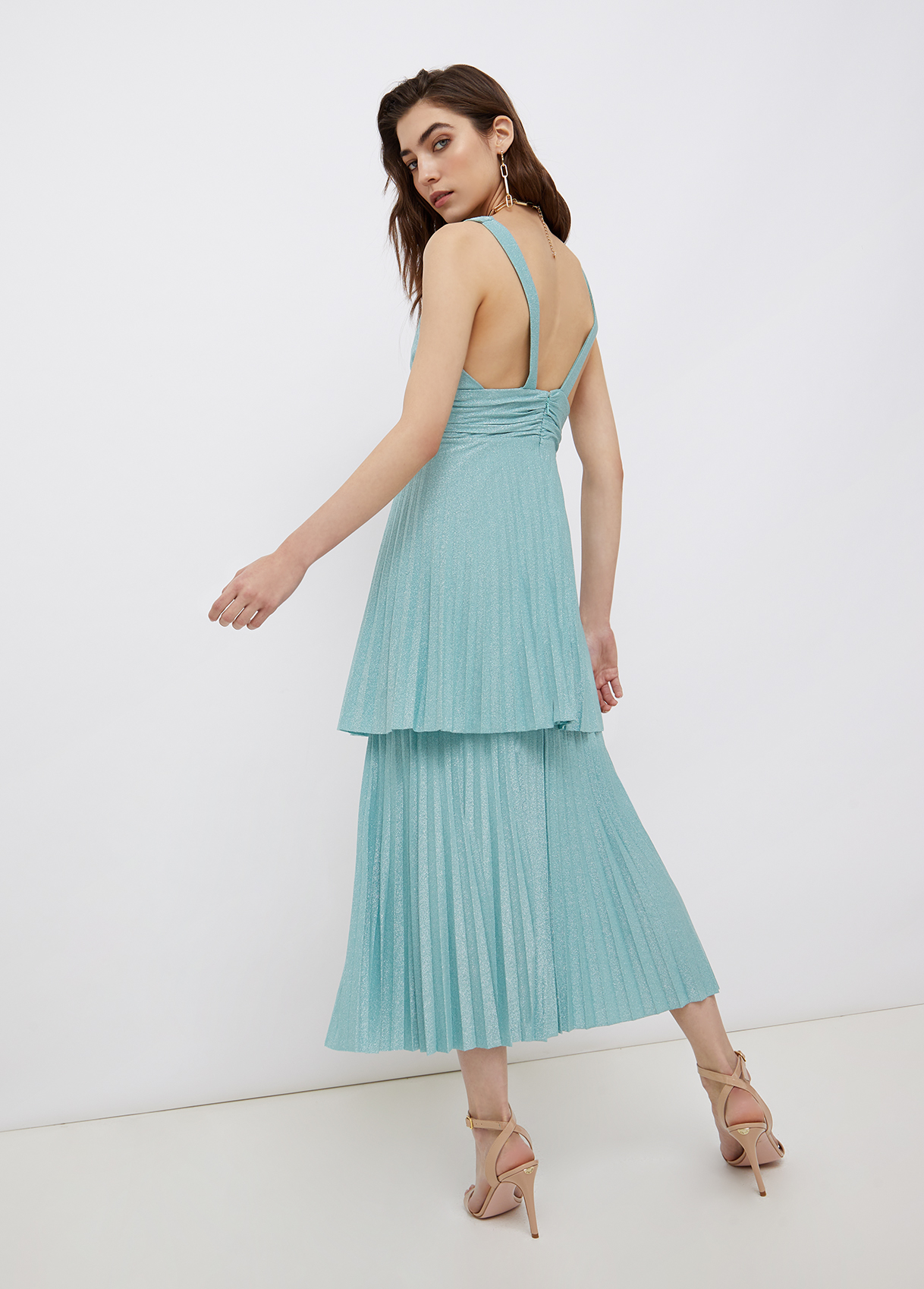 Vestito da cerimonia Liu Jo in jersey lurex estate 2022