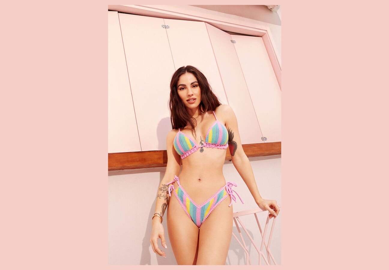 Bikini crochet uncinetto Giulia De Lellis per Tezenis