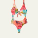 Costume intero con dettaglio cut out sulla pancia