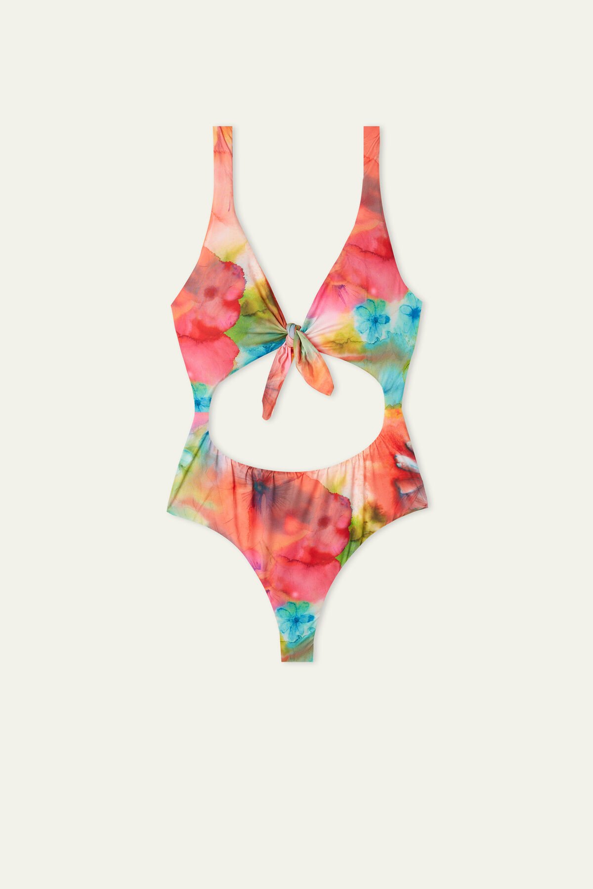 Costume intero con dettaglio cut out sulla pancia