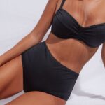 Costume modellante Calzedonia con slip a vita alta