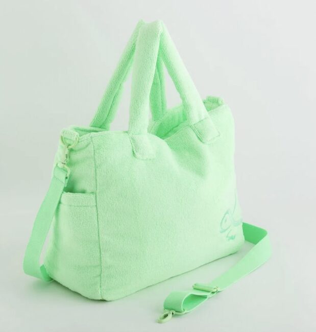 Borsa mare in spugna color verde menta Carpisa Borsa mare in spugna color verde menta Carpisa