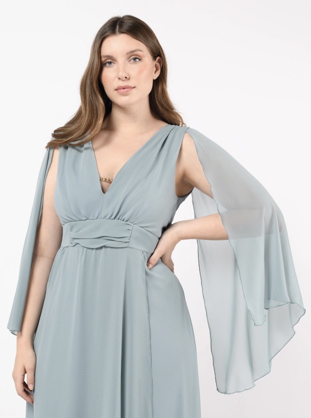 Abito lungo elegante Rinascimento autunno inverno 2022 2023 linea Kitana curvystyle