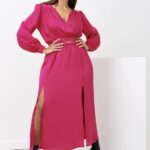 Rinascimento Abito curvy in raso