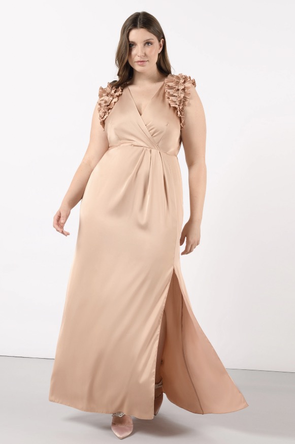 Rinascimento vestito lungo collezione invernale 2023