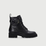 Anfibi Liu Jo con fiore applicato borchiato