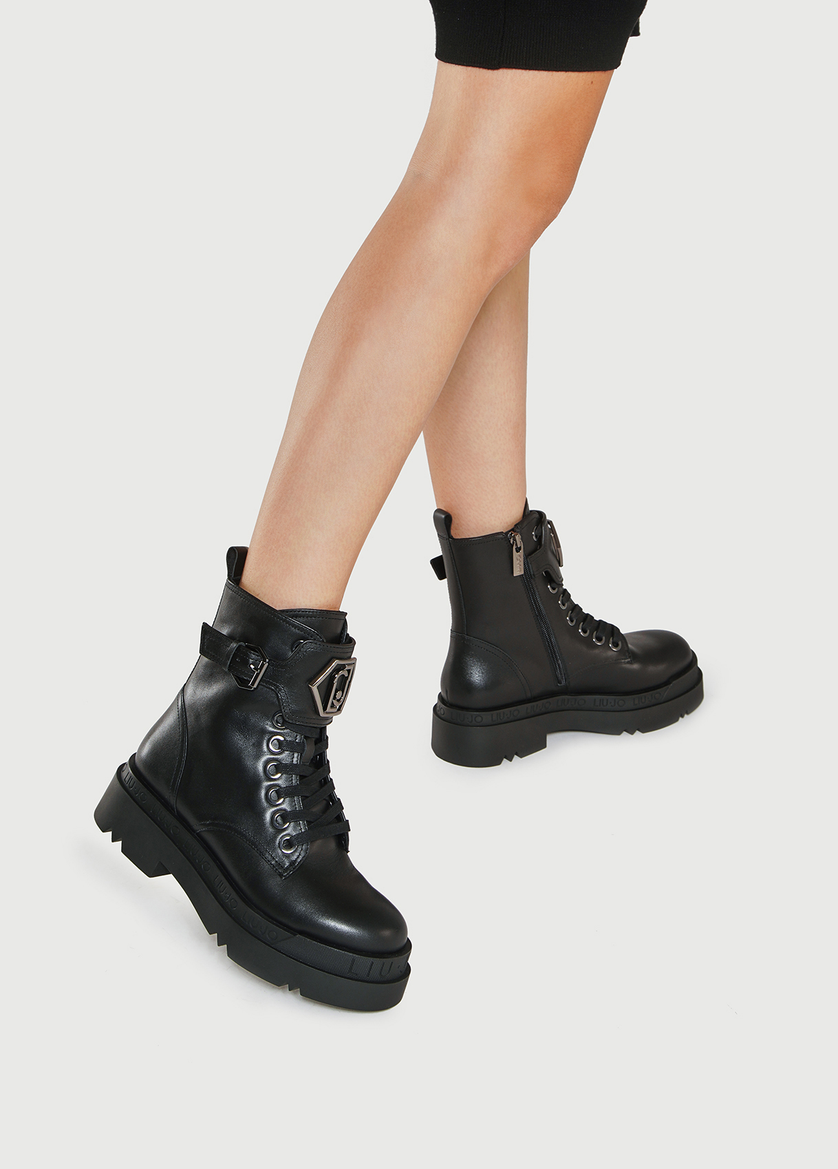 Anfibi in vera pelle Liu Jo inverno 2023