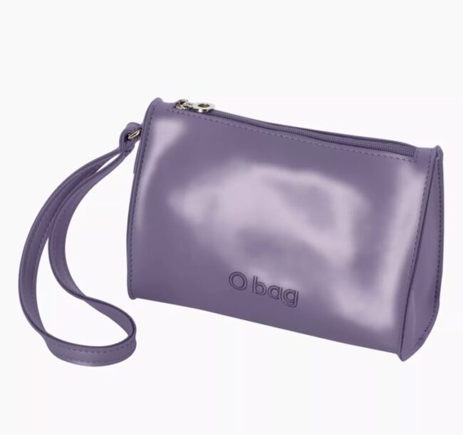 Pochette O Bag Purse colore lilla metal Pochette O Bag Purse colore lilla metal