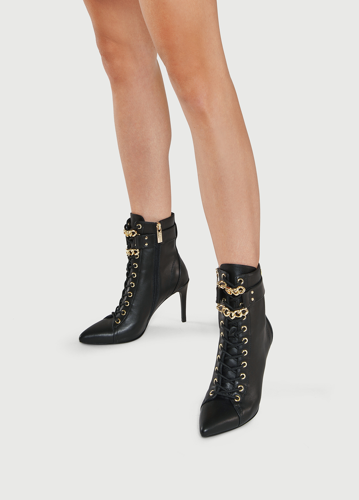 Stivaletti stringati in pelle Liu Jo