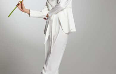 Abiti da sposa con pantaloni 2023 Tailleur e Tute