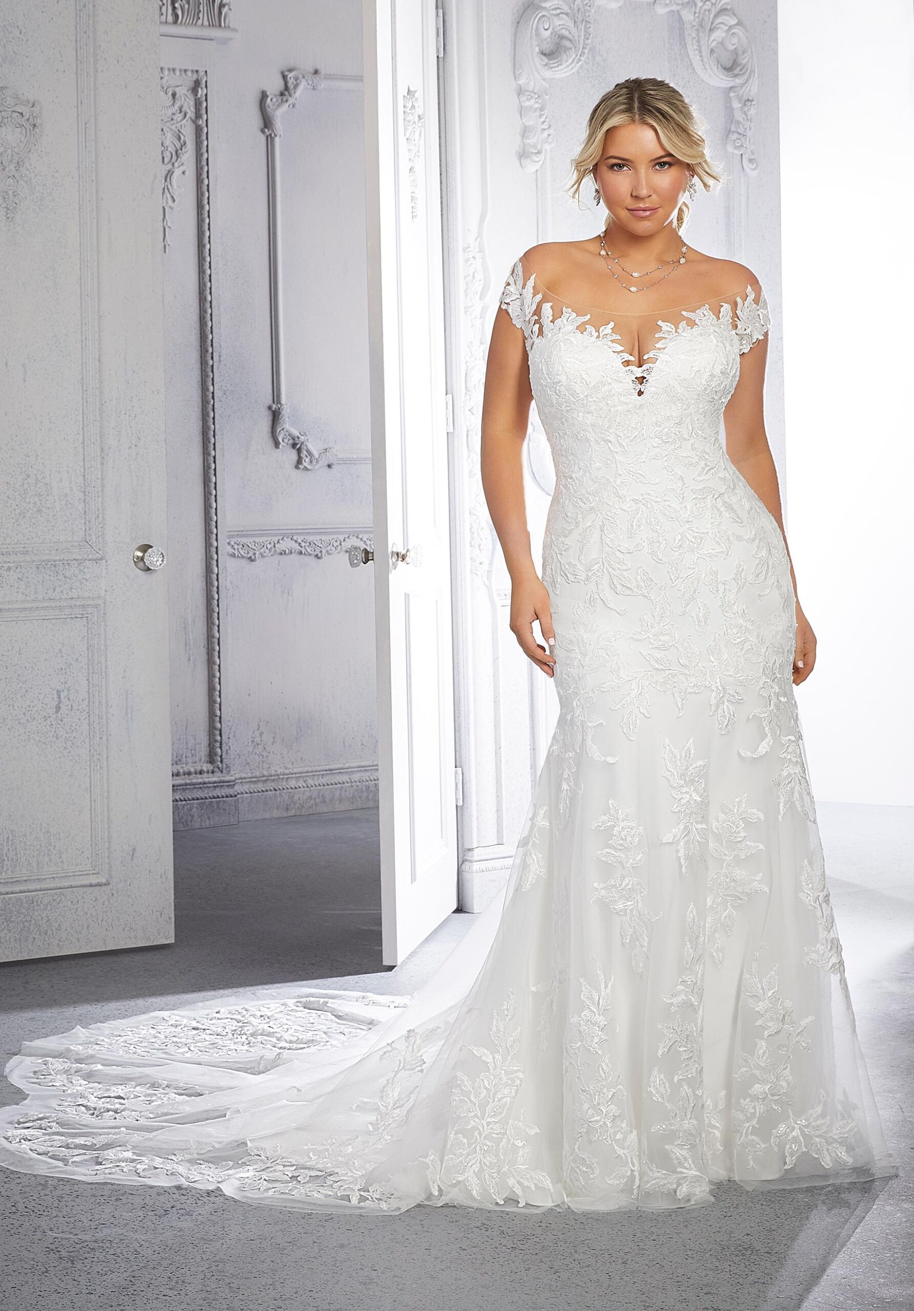 Abito da sposa curvy a sirena Morilee mod Cathy