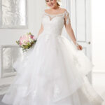 Abito da sposa principescotaglie comode 2023 Morilee mod Alyssa