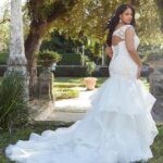 Dettaglio posteriore abito da sposa 2023 collezione Morilee