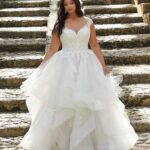 Morilee collezione plus size Julietta abito da sposa 2023 mod Garcelle