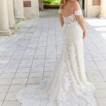 Retro abito da sposa a sirena Morilee 2023
