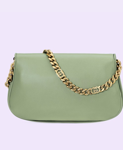 Borsa Gucci Blondie in pelle verde 2023 Borsa Gucci Blondie in pelle verde 2023