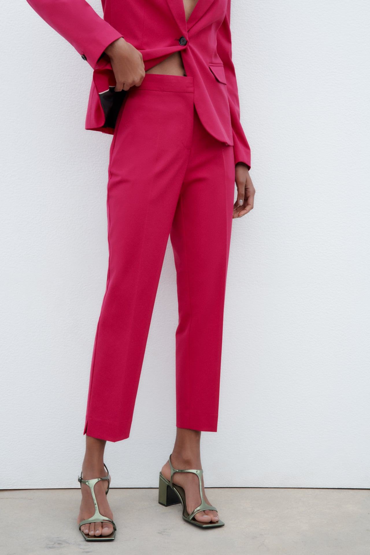 Pantaloni alla caviglia completo ZARA primavera 2023