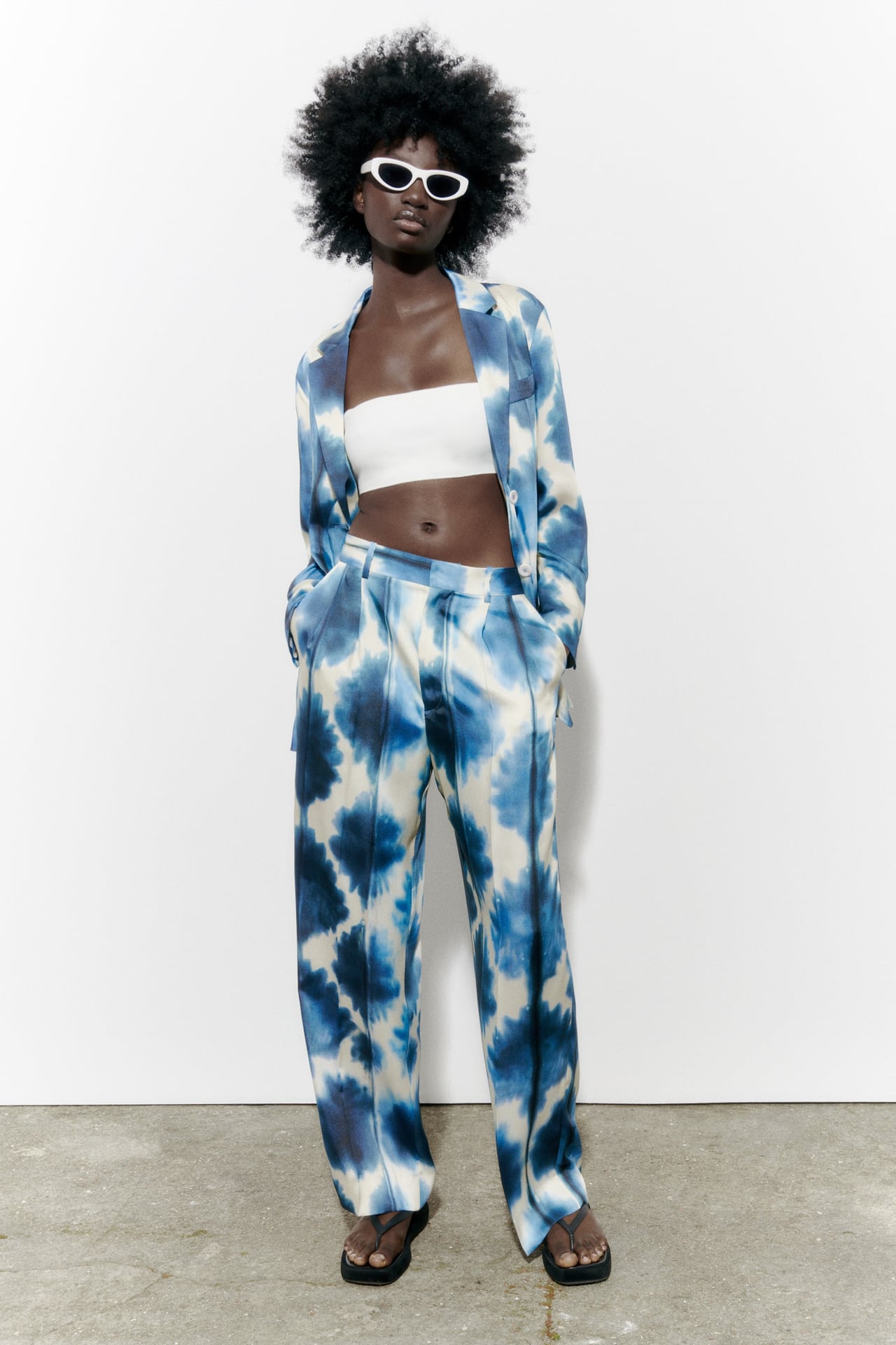 Zara Tailleur easy satinato primavera 2023