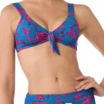 Bikini Goldenpoint con slip a vita alto arricciato 2023