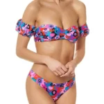 Bikini a fascia con maniche removibili