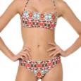 Bikini a fascia fantasia floreale Goldenpoint 2023
