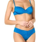 Costume da bagno azzurro lucido Goldenpoint