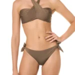 Costume da bagno con reggiseno con intreccio frontale Goldenpoint 2023