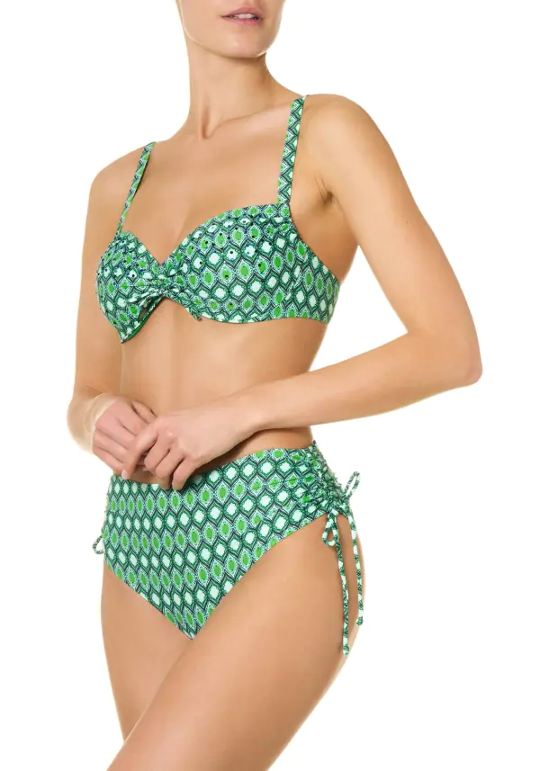 Costume da bagno con slip a vita alta 1