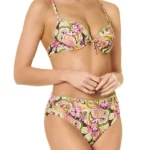 Costume da bagno con slip a vita alta