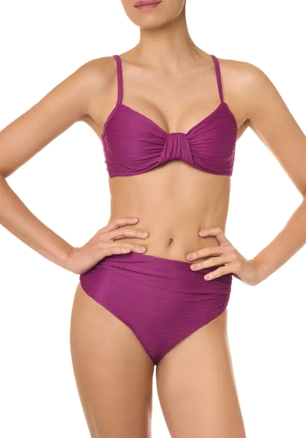 Goldenpoint catalogo mare 2023 bikini con slip a vita alta