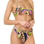 Goldenpoint estate 2023 costume con reggiseno a fascia e slip a vita alta