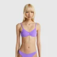 Benetton costume da bagno color lilla estate 2023