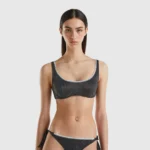 Bikini lurex Benetton con ricami estate 2023
