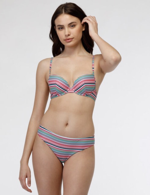 Costume a righe con reggiseno push up Lovable 2023