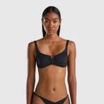 Costume da bagno nero Benetton 2023