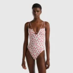 Costume intero Benetton con ciliegie